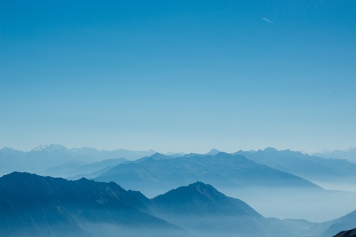 hình ảnh nền Powerpoint núi xanh