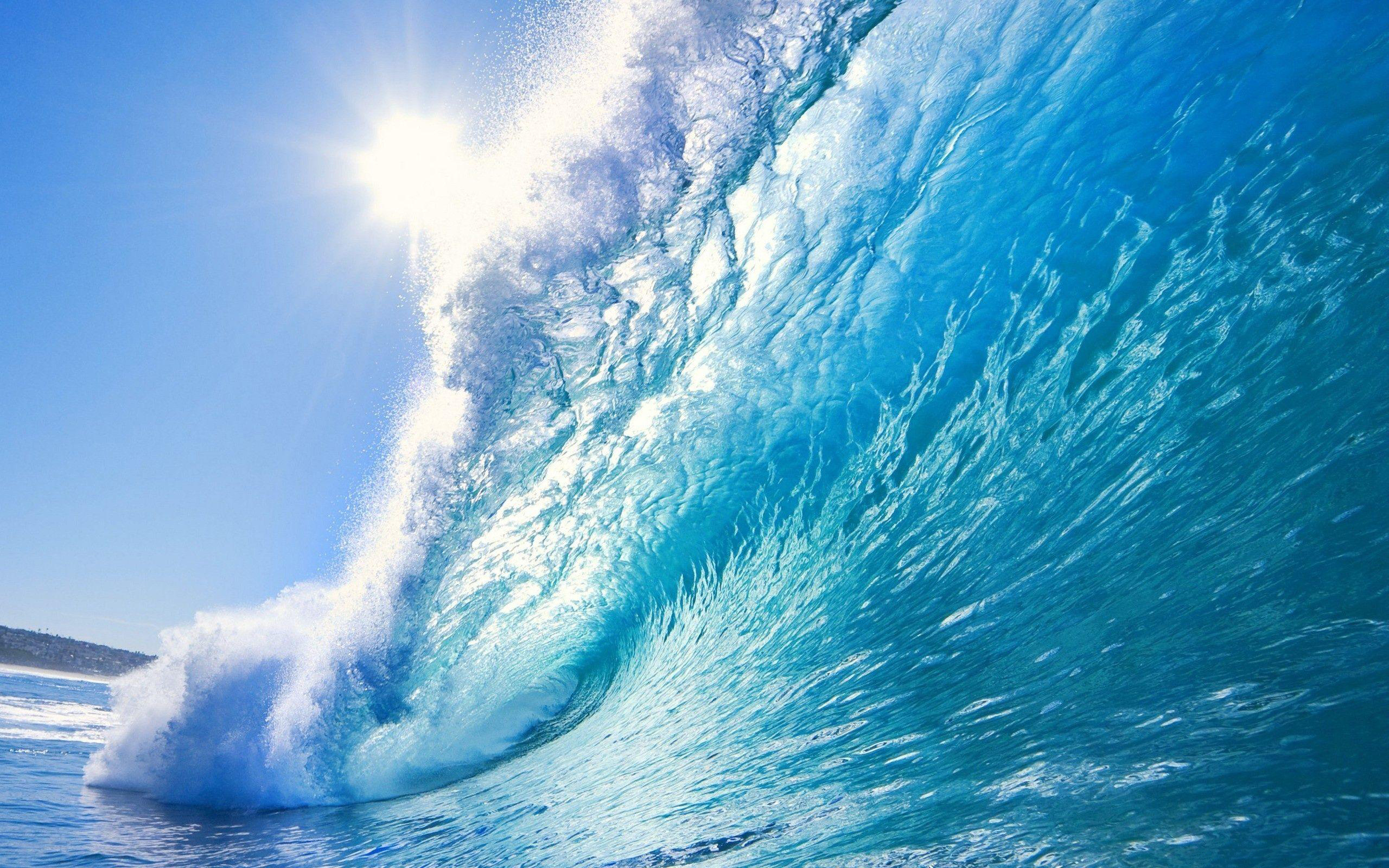 Hình nền sóng biển cực lớn