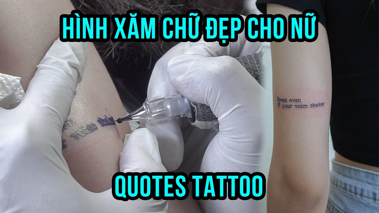 hình xăm chữ ở vai cho nữ  New Update  Quotes Tattoo_Hình Xăm Chữ Đẹp Cho Nữ_Ngoc Thong Tattoo