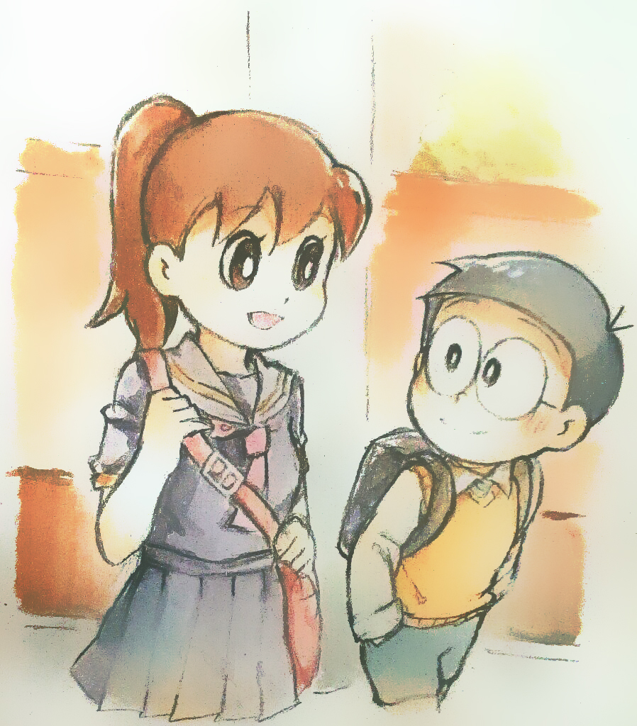 Nobita và Shizuka cute