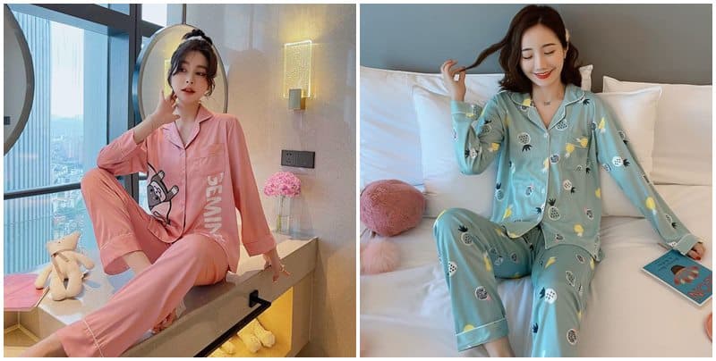 30+ mẫu pijama nữ cao cấp đẹp thoáng mát trẻ trung giá tốt