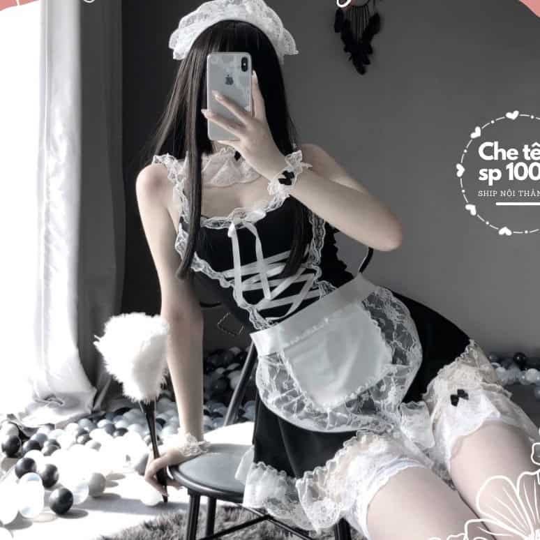 Đồ ngủ sexy Cosplay hầu gái váy ngủ quyến rũ gợi cảm dành cho nữ E1226 | Shopee Việt Nam